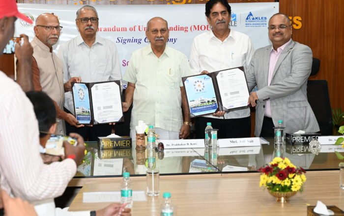 Signing of MOU- KLE Society and BIMS