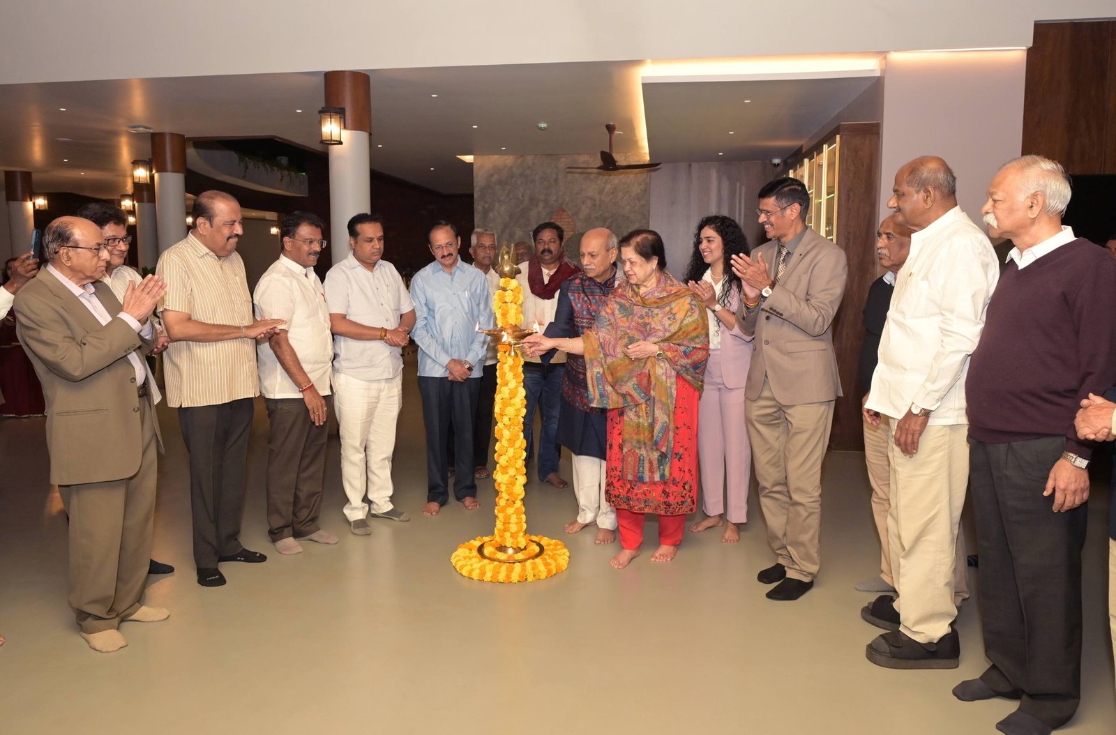 Inauguration of KLE Ayushmati Ayurveda Spa at BMK Ayurveda Mahavidyalaya, Belagavi,