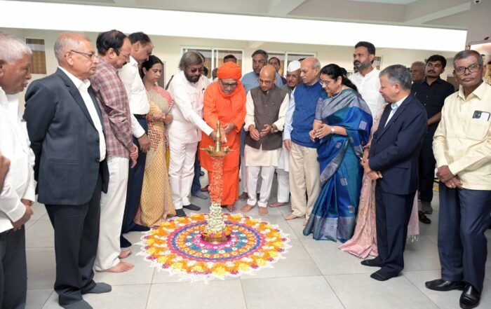 Inauguration of Lingayat Girls Hostel at Belagavi