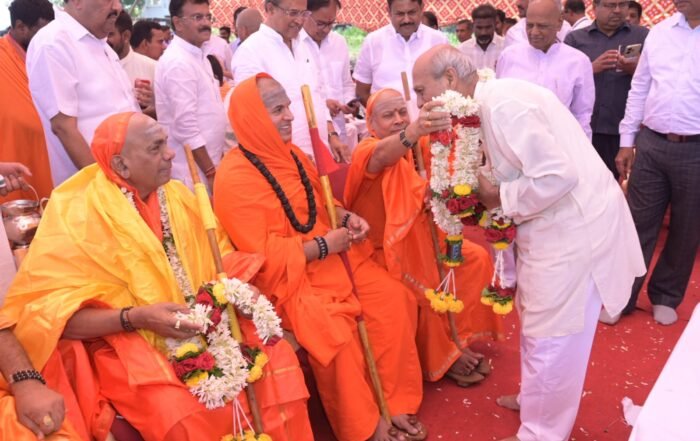KLE Society- Bhoomi Pujan Of New Kannada School Building