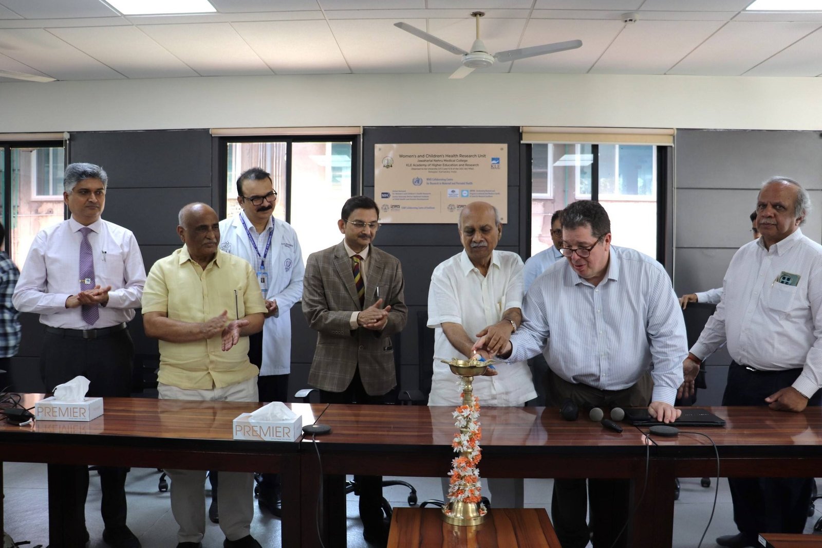 Inauguration of Maternal Health Trial at WCHRU Inauguration of Research Trial at KLE J N Medical College Womens and Childrens Health Research Unit
