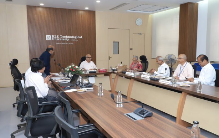 Dr. Prabhakar Kore at KLE Technological University Governing Council Meeting