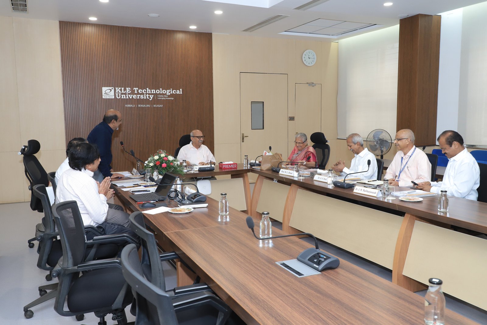 Dr. Prabhakar Kore at KLE Technological University Governing Council Meeting Dr. Prabhakar Kore at KLE Technological University Governing Council Meeting