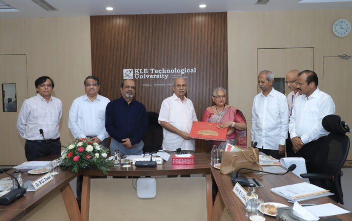 Dr. Prabhakar Kore at KLE Technological University Governing Council Meeting