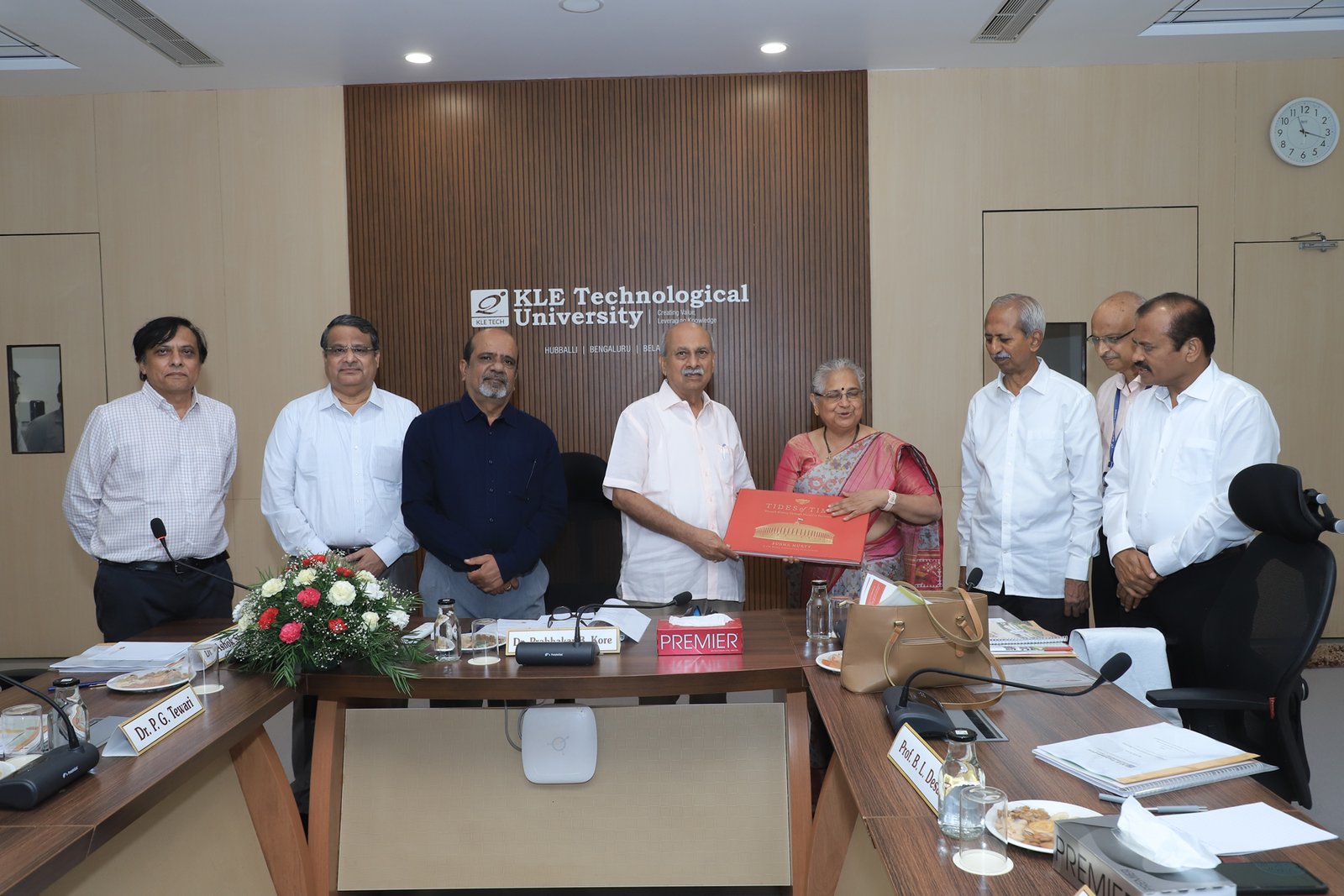 Dr. Prabhakar Kore at KLE Technological University Governing Council Meeting