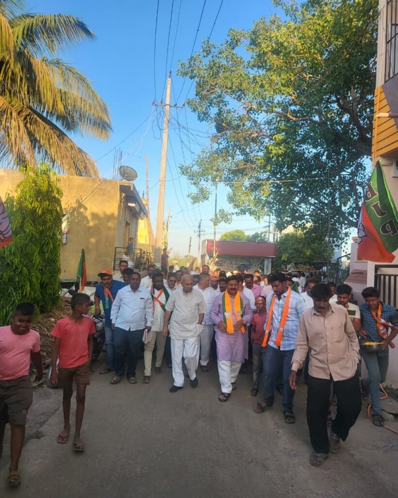 Election campaign at Hale Diggewadi @bjp4india