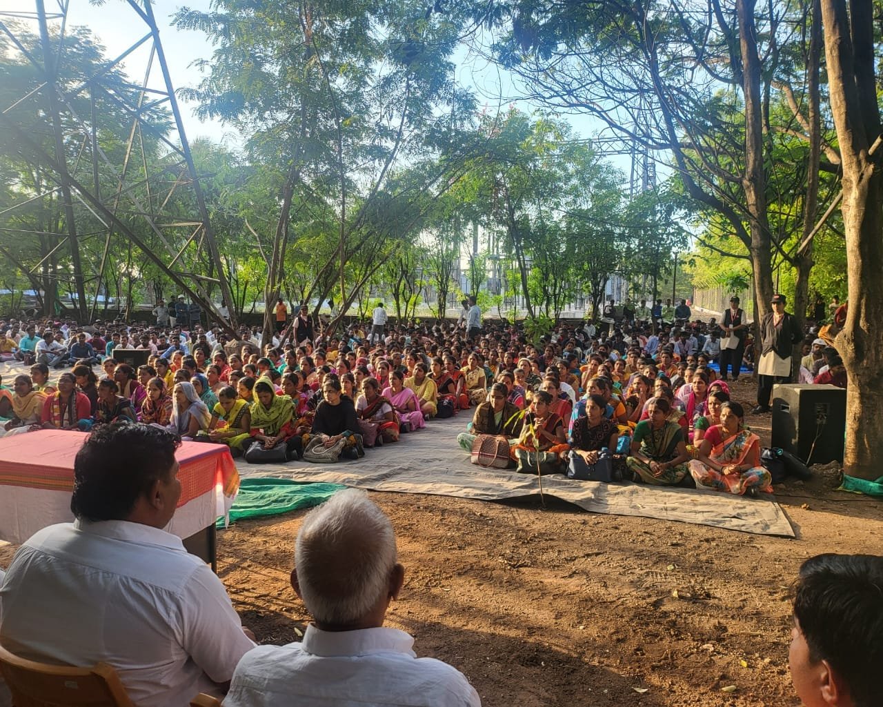 Campaign at Shivshakti Sugars, Yadrav for Karnataka Assembly Elections ...