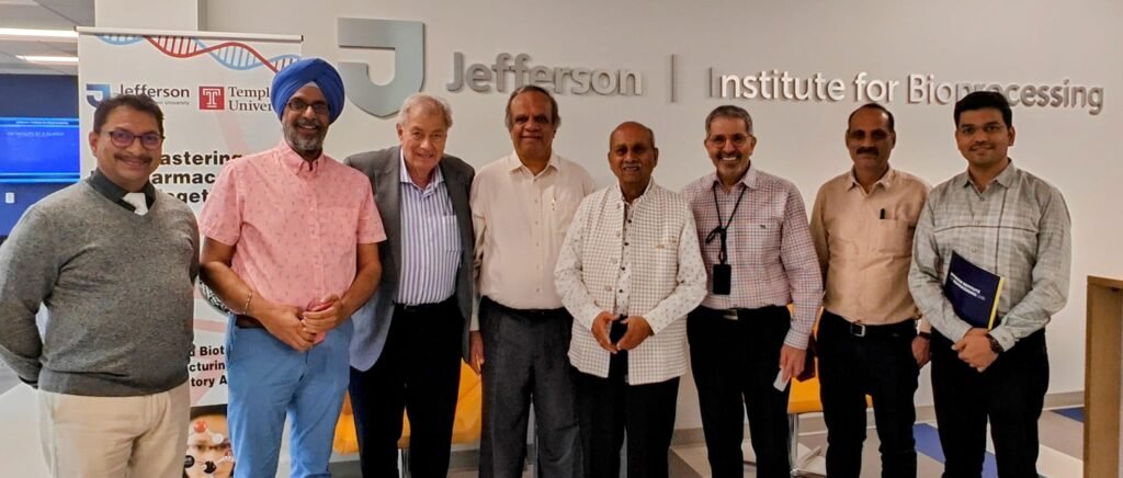 Visit to Jefferson Institute for Bioprocessing at TJU, USA