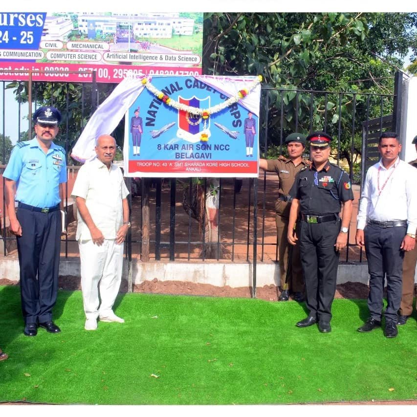 Commencement of NCC Airwing at KLE Sharada Devi Kore High School, Ankali