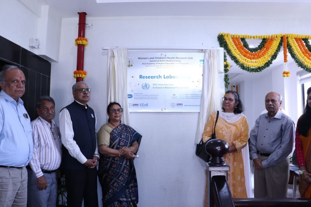 Inauguration of Research Lab at KLE J N Medical College