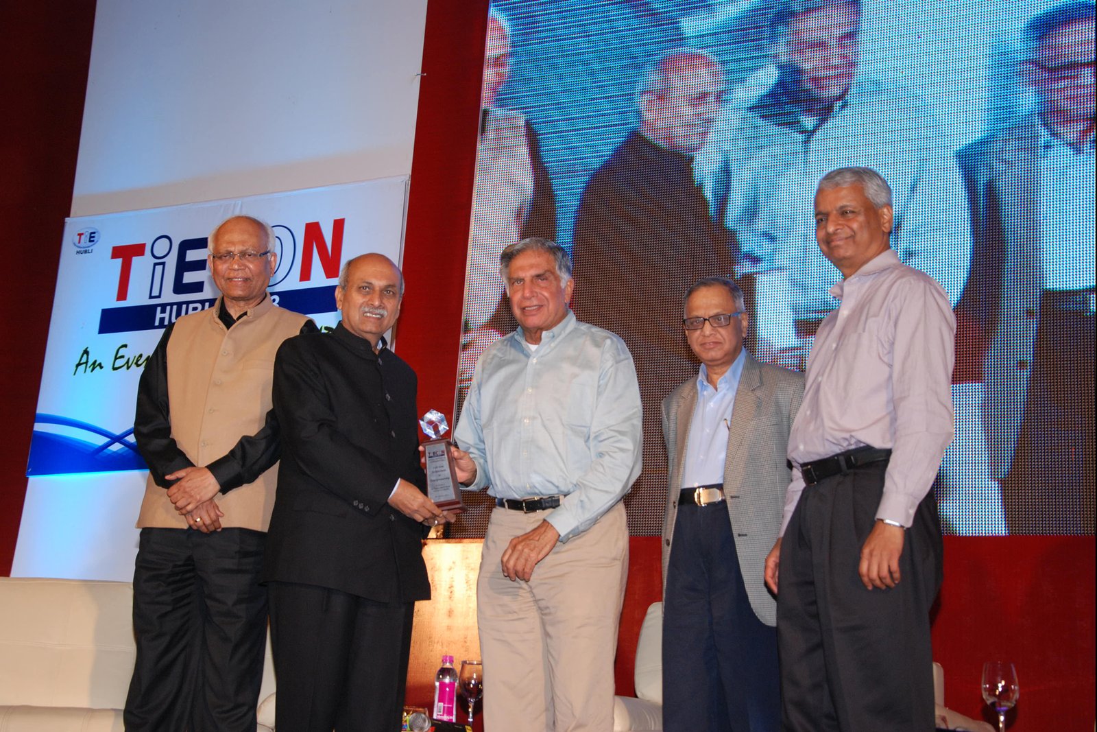 2013-Life Time Achievement Award by Ratan Tata at TiECon, Hubli